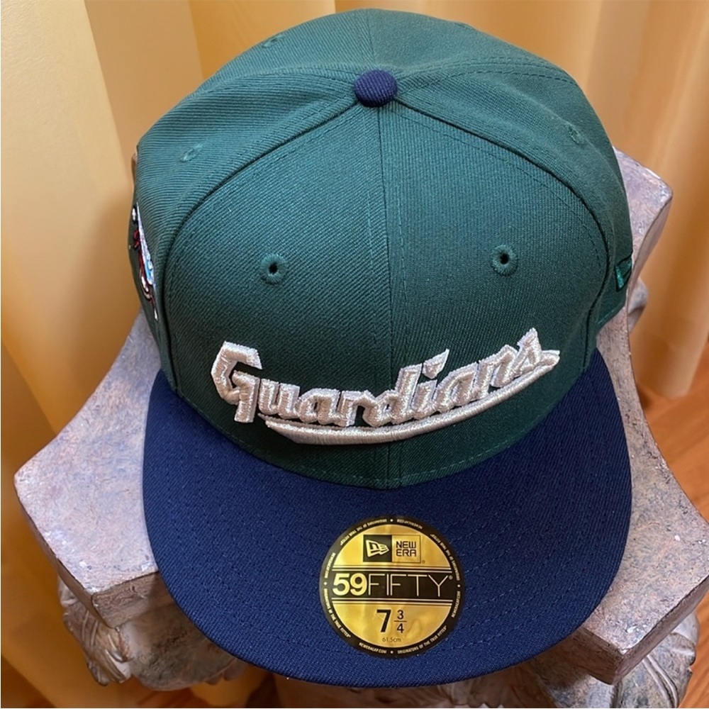 New Era Cleveland Guardians Indians 59FIFTY Cap 7 3/4 MLB Baseball Cap (New) - Picture 2 of 11